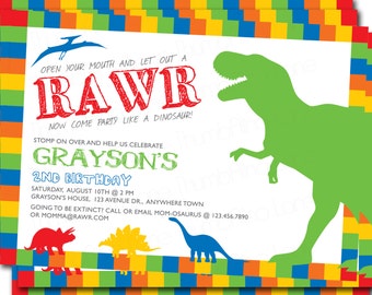 dinosaur printable thank you note card instant download diy etsy