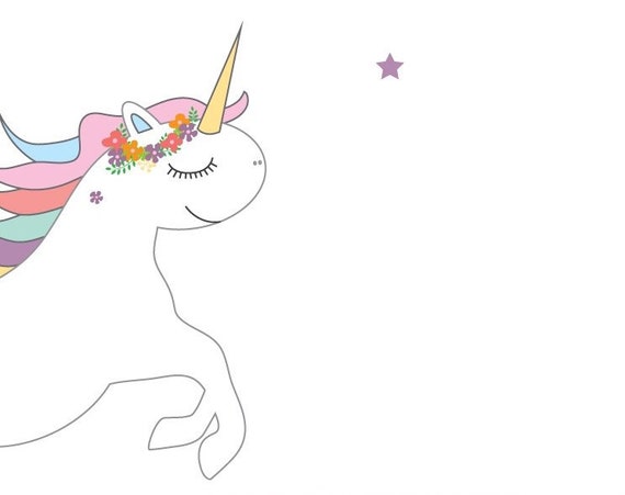 Editable Unicorn Rainbow Folding Buffet Cards, Printable, Instant Download, Food Tags, Place Cards, Birthday Il_570xn