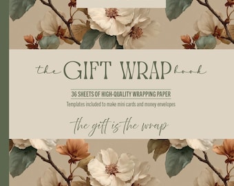 36 sheets of high-quality, curated Gift Wrap for Artists, New homeowners, Teachers, Gardeners, Hostesses, Moms, Dads, Book-lovers, +more!