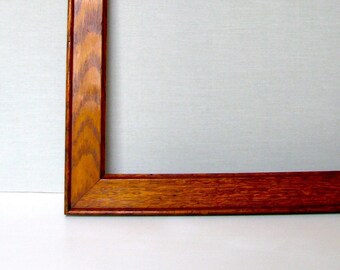 Vintage Oak Picture Frame, c.1910, Lovely Edge Detail, Honey Tone, Sturdy, Solid, Ready to Use, Horizontal or Vertical, Casual, Comfortable