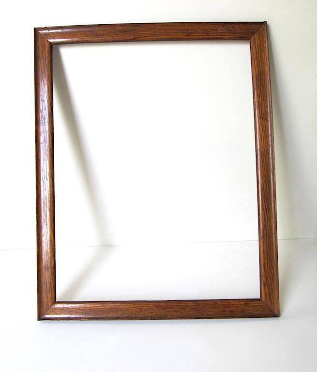 Antique Picture Frame Oak with Original Finish Graceful Etsy