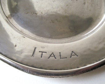 Vintage Italian Car: ITALA, Engraved Silver Commemorative Plate, Italian Car Company, 1904-1934