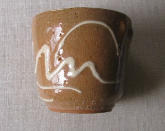Mid-Century, Handmade Studio Pottery, Squiggly, Playful, Signed & Dated, Mann, '74, Lovely Condition, OOAK