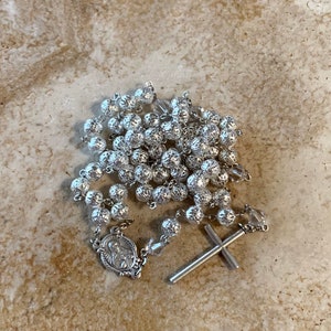 Silver-tone Catholic Rosary