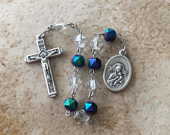 Our Lady of Perpetual Help Crystal Rosary Tenner