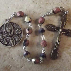 Holy Communion Bronze Rosary Tener