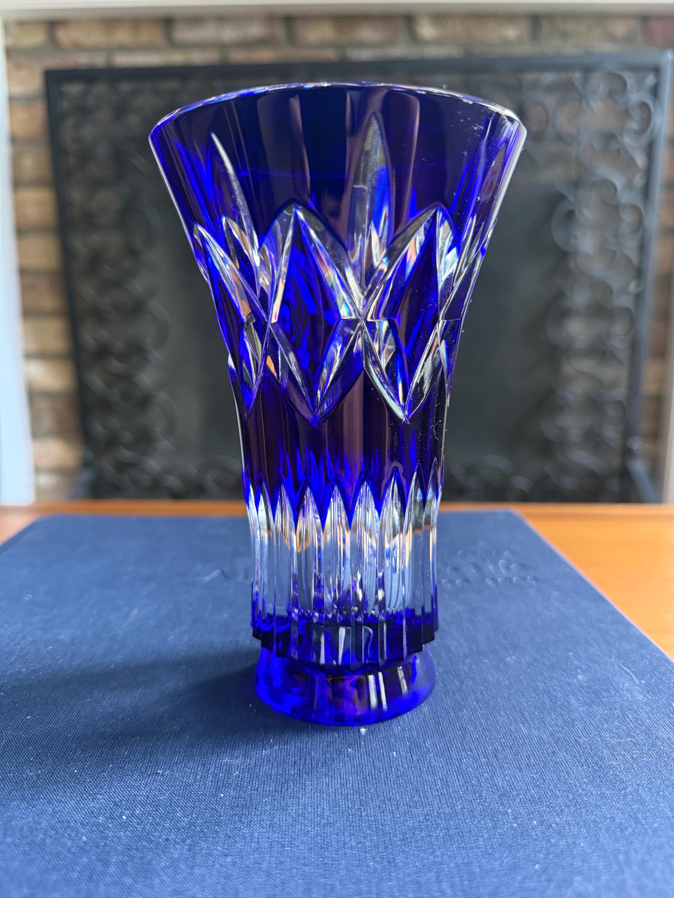 Val Saint Lambert Vase - Etsy
