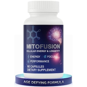 MitoFusion Komplettes Mitochondrial Support ergänzen | NAD+ & Cellular Energieformel | Energie-Rekuperation
