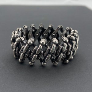 Victorian Expansion Bracelet 800 Silver c. 1890 Vintage Bracelet, Antique Bracelet, Sterling Bracelet, Victorian Bracelet, Victorian Jewelry