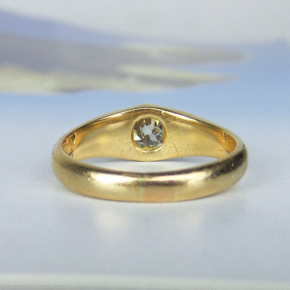 Vintage Engagement Ring, Victorian Old Mine Diamo… - image 4