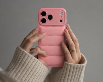 Puffer iPhone Case | Padded Shockproof Cover for iPhone 17-11 Series