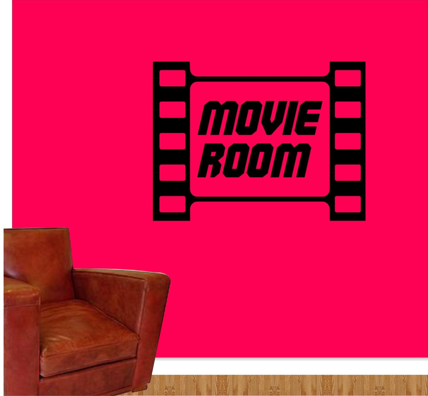 Movie Room Wall Vinyl Decal Movie Room Film Wall Vinyl Decal Sticker - Etsy