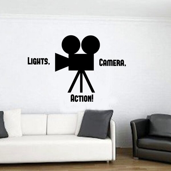 Lights Camera Action Etsy