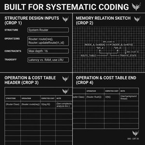 Coding Algorithm Notebook Bundle | A4 US Letter Tablet PDF | Dark Light CS Journal Set image 4