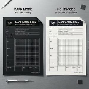 Coding Algorithm Notebook Bundle | A4 US Letter Tablet PDF | Dark Light CS Journal Set image 8