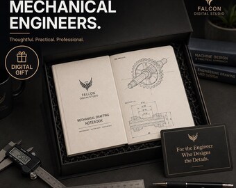 Mechanical Drafting Notebook PDF | US Letter Light Shop Drawing Journal | Tolerance Thread Fastener PDF