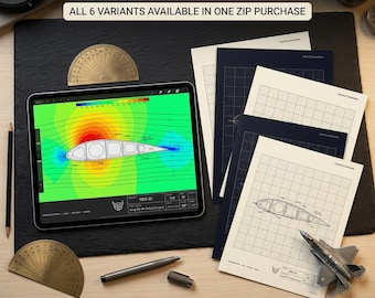 Aerospace Engineering Notebook Bundle | A4 US Letter Tablet PDF | Dark Light Planner Set
