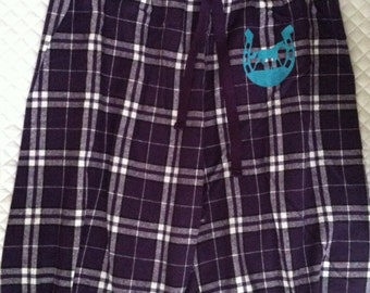 Equestrian Horse PJ Pants Cotton Flannel