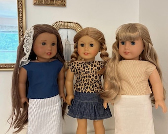 18 Inch Doll off the Shoulder Top