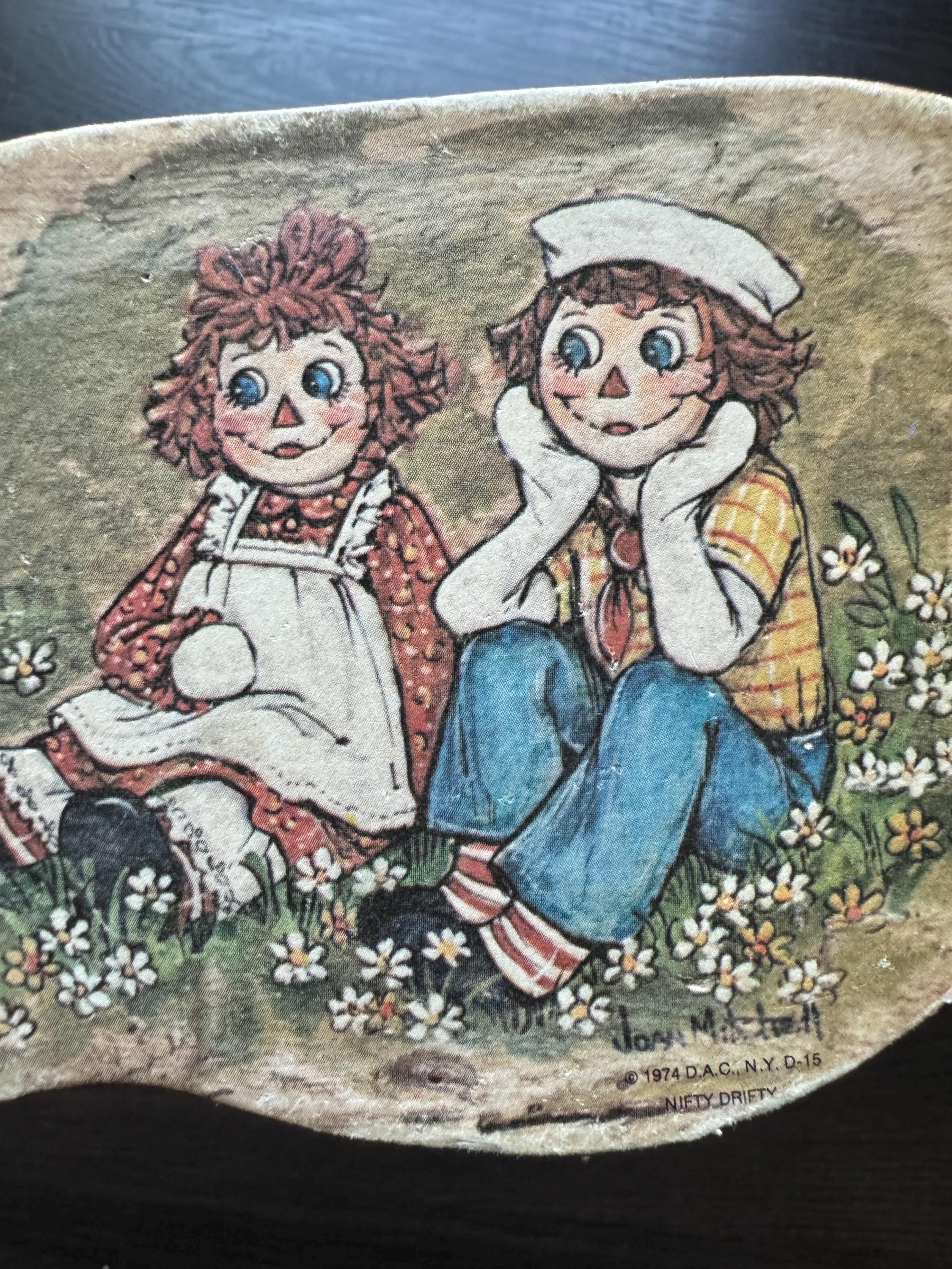 Vintage Raggedy Ann and Andy Bookends - Etsy