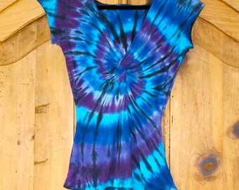 Twisted Front Tie Dye Tee
