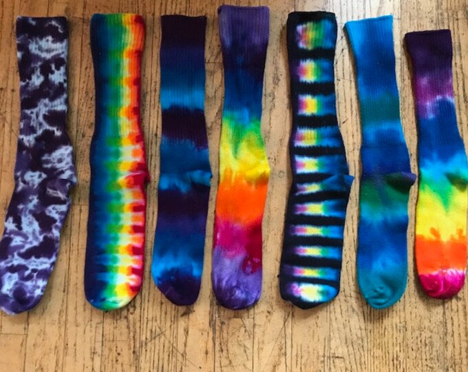 Tie Dyed Cotton Socks