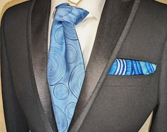 Sky Blue Silk Necktie