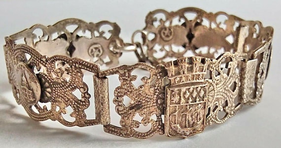 French Antique Bracelet Silver - image 1