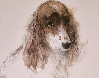 Cocker Spaniel Print Mads Stage