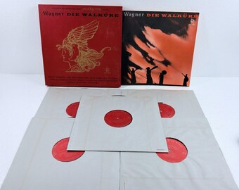 Vintage 1962 Wagner: Die Walkure RCA Victor Soria Series 5-LP Box Set W/ Book