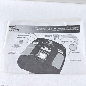 Command Control Launch Controller North Coast Rocketry 1997 New In Box W/ Manual image 2