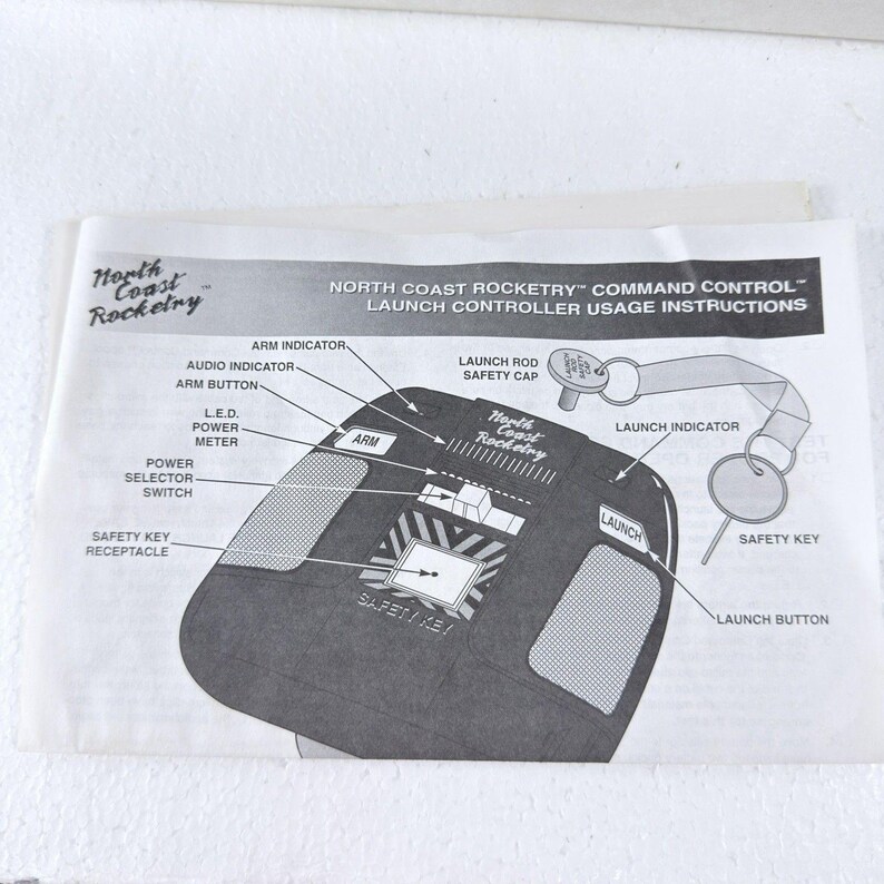 Command Control Launch Controller North Coast Rocketry 1997 New In Box W/ Manual image 2