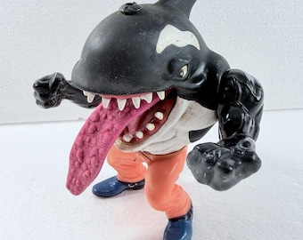 Street Sharks Action Figure Moby Lick Orca Killer Whale 1995 Street Wise Vintage