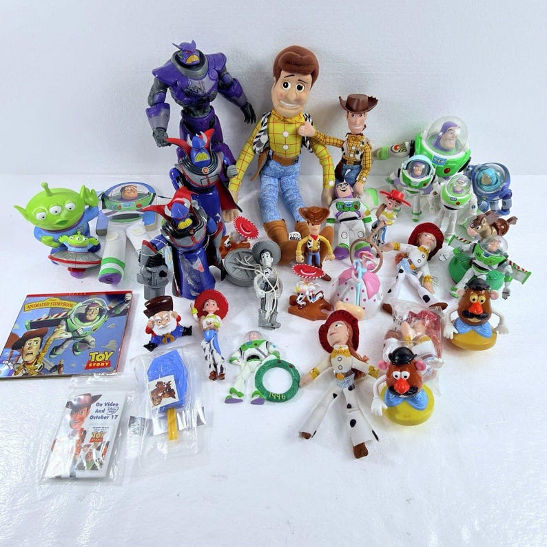 Figurine articulée Toy Story Disney Pixar, LOT de 20 pièces et plus Woody Buzz Jesse Zurg image 1