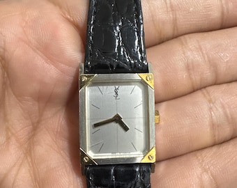 Yves Saint Laurent Silver Dial Watch