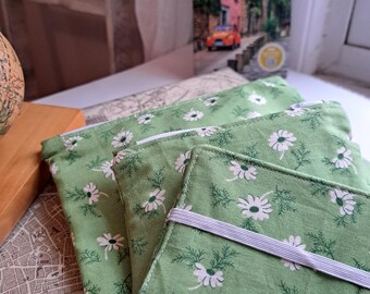 Travel pack - 2 zipper pouches and card wallet. 3 piece set.