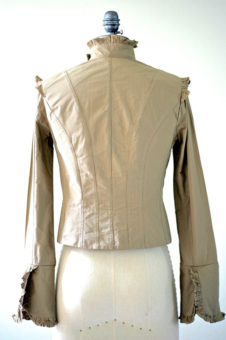 Jacket in Light Caramel Color with Mint Green or Pale Pink Etsy
