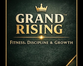 Grand Rising Fitness Journal | 40-Tage-Körper- und Geist-Reset, Disziplinplaner (Druckbare PDF-Datei)