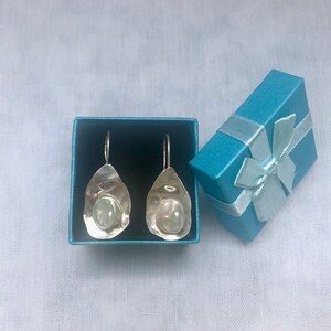 Double pearl earrings two pearls two-in-one 6 8.9 mm image 9