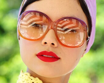 Vintage PIERRE CARDIN 501 OVERSIZE Sunglasses 70s Paris  display picture 2