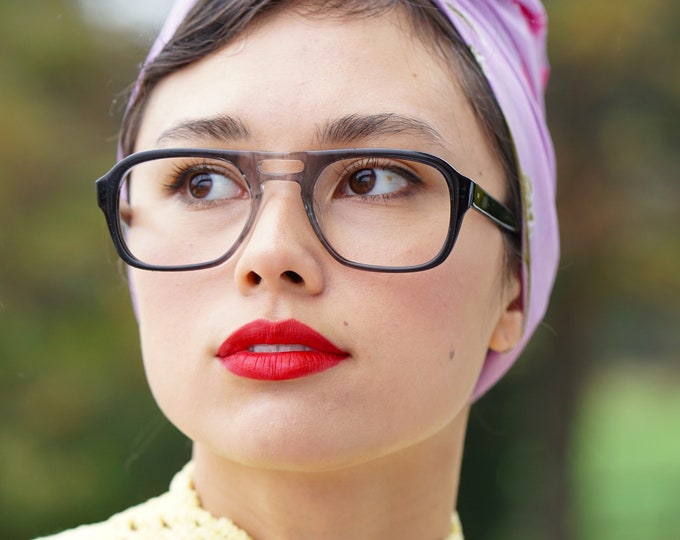 RARE Vintage 1960's Safilo Fedra Italy Eyeglasses, Cat Eye