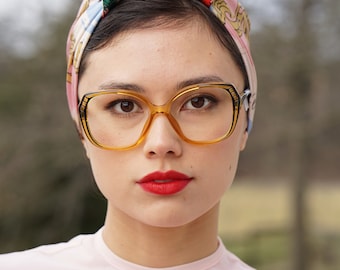 Vintage eyeglasses 1970's Frames/eyeglass/hipster/retro By Viennaline optyl frame made In germany