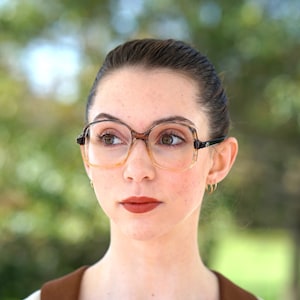 Vintage eyeglasses 1970's Frames/eyeglass/hipster/retro By Diane Von Furstenberg Multicolor Made In France
