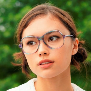 Vintage bausch and lomb 1970s Eyeglasses/New Old Stock/Frames/made in canada/multicolor/frame/glasses/eyeglasses/retro/disco