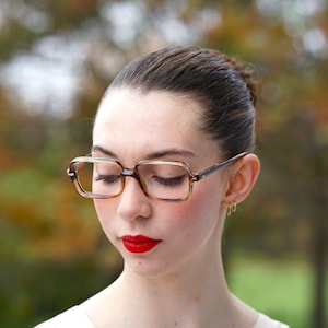 Vintage Eyeglasses 1970&#39;s By Rivera Optical Made In Italy New Old Stock Multicolor