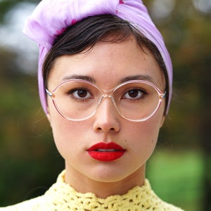 Vintage Eyeglasses 1970&#39;s Frames Retro style Glasses Made In germany New Old stock By DWP Multi color tones