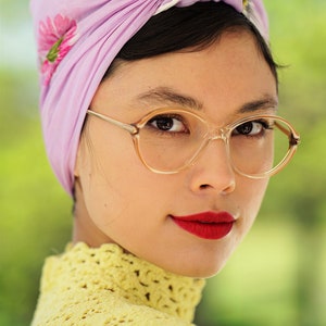 Vintage Eyeglasses 1970&#39;s Frames Retro style Glasses Made In germany New Old stock By DWP Multi color tones