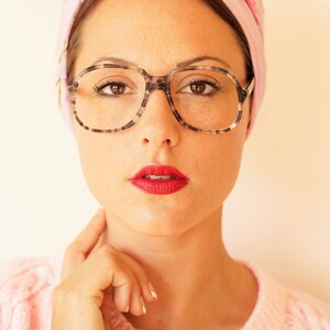 Vintage Eyeglass 1970s Retro Frames Beautiful Light Multi Color New Old Stock Glasses By Riviera Made in Italy