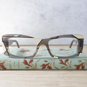 Vintage Eyeglasses /Glasses/hipster/frames/ by traction multicolor made in france
