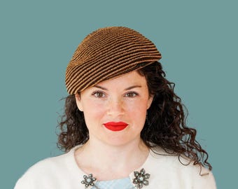 Vintage Bonwit Teller Pink Angora Beret Hat, Retro Glam  display picture 1